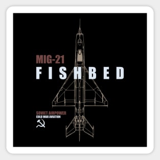 Mig-21 Fishbed Sticker